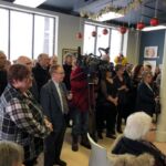 The event was well attended by media and the community.